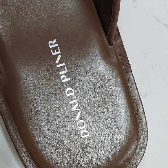 Donald J. Pliner Black and Brown Woven Sandals main image 6